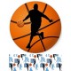 444544Z Basketball imagine comestibila din zahar 29x20cm